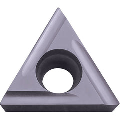 TCGT 2202 MF-U PR1225, 0.0039″ Corner Radius, 1/8″ Thick, 1/4″ Inscribed Circle, MEGACOAT, Triangle, Turning Indexable Insert - Exact Tooling