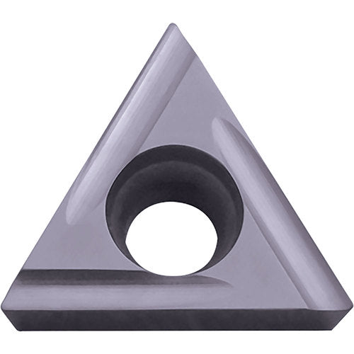 TCGT 221 MF-U PR1225, 1/64″ Corner Radius, 1/8″ Thick, 1/4″ Inscribed Circle, MEGACOAT, Triangle, Turning Indexable Insert - Exact Tooling