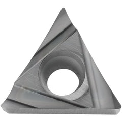 TCGT 2205 A3 KW10, 0.0079″ Corner Radius, 1/8″ Thick, 1/4″ Inscribed Circle, WC/Co, Triangle, Turning Indexable Insert - Exact Tooling