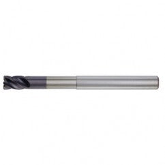 3/4x3/4x1x2-1/4x4-1/4 4FL Square Carbide End Mill-Weldon Shank-TiAlN - Exact Tooling