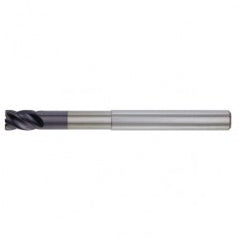 3/4x3/4x1x2-1/4x4-1/4 4FL Square Carbide End Mill-Weldon Shank-TiAlN - Exact Tooling