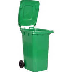 Green Poly Trash Can 64 Gal Capacity - Exact Tooling
