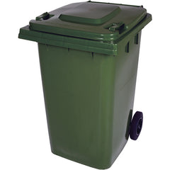 Green Poly Trash Can 95 Gal Capacity - Exact Tooling