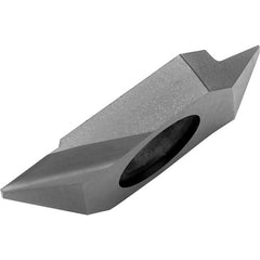 TKFB 12 M KW10, 0.0039″ Corner Radius, 0.1181″ Thick, WC/Co, Triangle, Turning Indexable Insert - Exact Tooling
