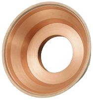 3-3/4 x 1-1/2 x 1-1/4" - 150 Grit - 75 Concentration - Diamond Cut Wheel - Exact Tooling