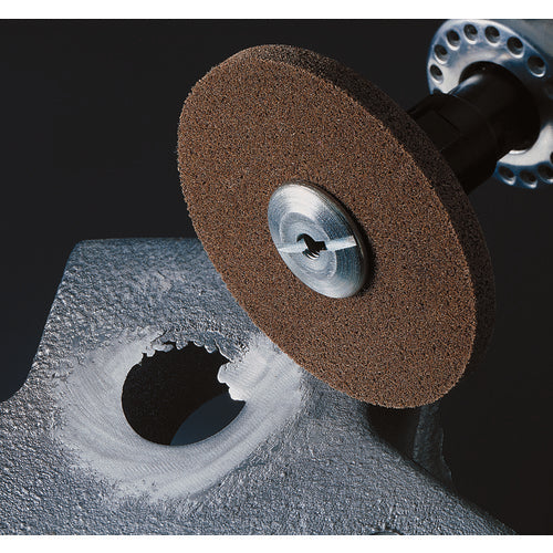 Scotch-Brite Deburr and Finish PRO Unitized Wheel 3″ × 1/4″ × 1/4″ 6C MED+ - Exact Tooling