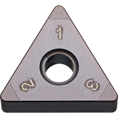 TNGA 332 MEH KBN05M, 1/32″ Corner Radius, 3/16″ Thick, 3/8″ Inscribed Circle, MEGACOAT, Triangle, Turning Indexable Insert - Exact Tooling