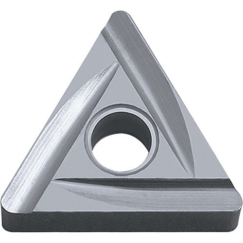 TNGG 431 C TN60, 1/64″ Corner Radius, 3/16″ Thick, 1/2″ Inscribed Circle, TiCN/NbC, Triangle, Turning Indexable Insert - Exact Tooling