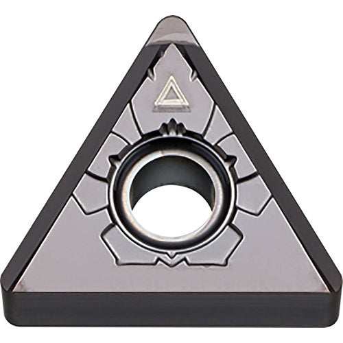TNGM 332 BB3 KBN25M, 1/32″ Corner Radius, 3/16″ Thick, 3/8″ Inscribed Circle, MEGACOAT, Triangle, Turning Indexable Insert - Exact Tooling