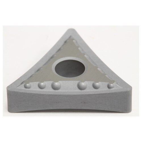 TNMG432EUP G10E, 0.031″ Corner Radius, 3/16″ Thick, 1/2″ Inscribed Circle, Uncoated, 60 Degree Triangle, Turning Insert - Exact Tooling