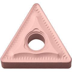 TNMG 333 GC CA315, 3/64″ Corner Radius, 3/16″ Thick, 3/8″ Inscribed Circle, TiCnulll2O3/Ti, Triangle, Turning Indexable Insert - Exact Tooling