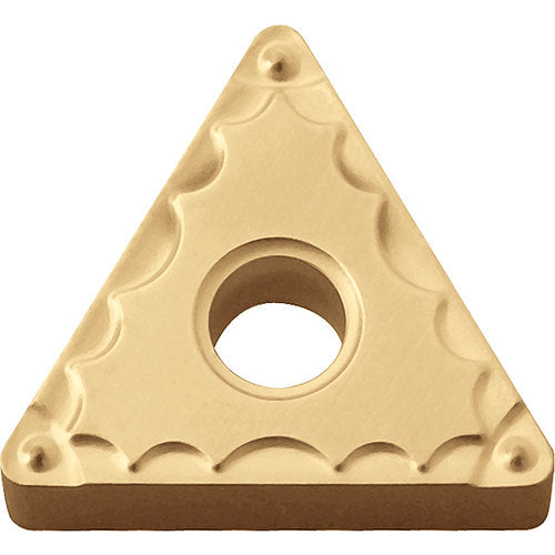 TNMG 3305 GP CA525, 0.0079″ Corner Radius, 3/16″ Thick, 3/8″ Inscribed Circle, TiCnulll2O3/TiN, Triangle, Turning Indexable Insert - Exact Tooling