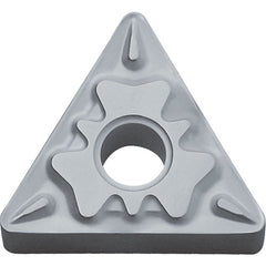 TNMG 232 HQ TN60, 1/32″ Corner Radius, 3/16″ Thick, 1/4″ Inscribed Circle, TiCN/NbC, Triangle, Turning Indexable Insert - Exact Tooling