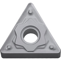 TNMG 331 HS TN60, 1/64″ Corner Radius, 3/16″ Thick, 3/8″ Inscribed Circle, TiCN/NbC, Triangle, Turning Indexable Insert - Exact Tooling