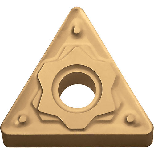 TNMG 332 HS CA5525, 1/32″ Corner Radius, 3/16″ Thick, 3/8″ Inscribed Circle, TiCnulll2O3/TiN, Triangle, Turning Indexable Insert - Exact Tooling