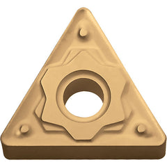 TNMG 332 HS CA5525, 1/32″ Corner Radius, 3/16″ Thick, 3/8″ Inscribed Circle, TiCnulll2O3/TiN, Triangle, Turning Indexable Insert - Exact Tooling