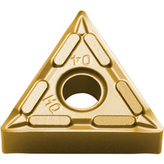 TNMG 331 MQ CA6525, 1/64″ Corner Radius, 3/16″ Thick, 3/8″ Inscribed Circle, TiCnulll2O3/TiN, Triangle, Turning Indexable Insert - Exact Tooling
