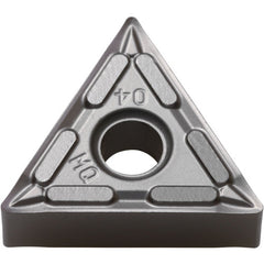 TNMG 331 MQ PR005S, 1/64″ Corner Radius, 3/16″ Thick, 3/8″ Inscribed Circle, MEGACOAT HARD, Triangle, Turning Indexable Insert - Exact Tooling
