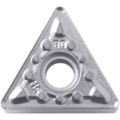 TNMG 333 MS PR005S, 3/64″ Corner Radius, 3/16″ Thick, 3/8″ Inscribed Circle, MEGACOAT HARD, Triangle, Turning Indexable Insert - Exact Tooling