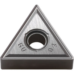 TNMG 331 MU PR015S, 1/64″ Corner Radius, 3/16″ Thick, 3/8″ Inscribed Circle, MEGACOAT HARD, Triangle, Turning Indexable Insert - Exact Tooling