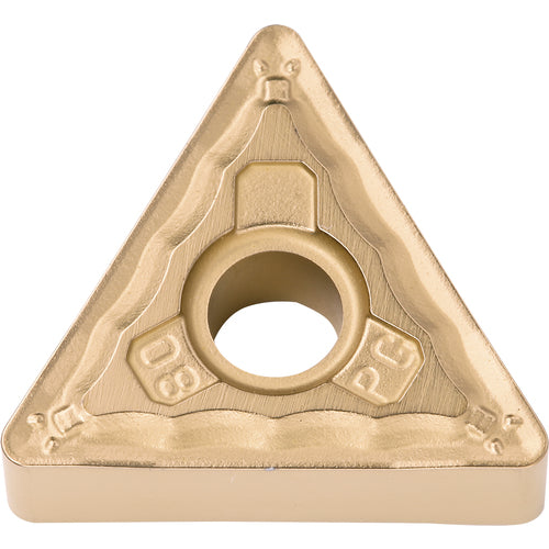 TNMG 331 PG CA525, 1/64″ Corner Radius, 3/16″ Thick, 3/8″ Inscribed Circle, TiCnulll2O3/TiN, Triangle, Turning Indexable Insert - Exact Tooling