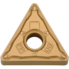 TNMG 332 PP PV710, 1/32″ Corner Radius, 3/16″ Thick, 3/8″ Inscribed Circle, TiCN (MEGACOAT NANO), Triangle, Turning Indexable Insert - Exact Tooling