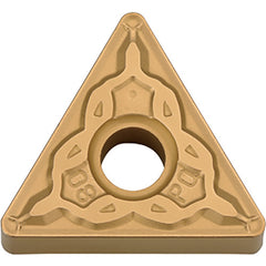 TNMG 332 PQ TN610, 1/32″ Corner Radius, 3/16″ Thick, 3/8″ Inscribed Circle, TiCN, Triangle, Turning Indexable Insert - Exact Tooling