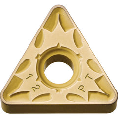 TNMG 332 PT CA5515, 1/32″ Corner Radius, 3/16″ Thick, 3/8″ Inscribed Circle, TiCnulll2O3/TiN, Triangle, Turning Indexable Insert - Exact Tooling