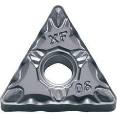 TNMG 332 XF TN620, 1/32″ Corner Radius, 3/16″ Thick, 3/8″ Inscribed Circle, TiCN, Triangle, Turning Indexable Insert - Exact Tooling
