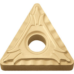 TNMG 332 XP CA5515, 1/32″ Corner Radius, 3/16″ Thick, 3/8″ Inscribed Circle, TiCnulll2O3/TiN, Triangle, Turning Indexable Insert - Exact Tooling