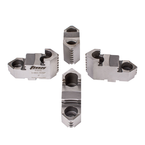 Hard Top Jaws for Scroll Chuck 5" 4-Jaw 4 Pc Set - Exact Tooling