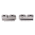 Hard Master Jaws for Scroll Chuck 6" 2-Jaw 2 Pc Set - Exact Tooling