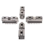 Hard Master Jaws for Scroll Chuck 5" 4-Jaw 4 Pc Set - Exact Tooling