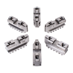 Hard Master Jaws for Scroll Chuck 6" 6-Jaw 6 Pc Set - Exact Tooling