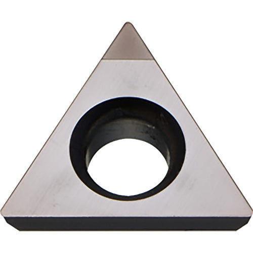 TPGB 15151 SE KBN510, 1/64″ Corner Radius, 3/32″ Thick, 3/16″ Inscribed Circle, Triangle, Turning Indexable Insert - Exact Tooling