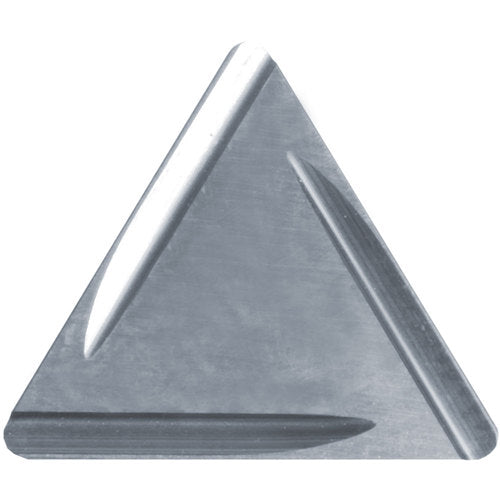 TPGR 321 B TN60, 1/64″ Corner Radius, 1/8″ Thick, 3/8″ Inscribed Circle, TiCN/NbC, Triangle, Turning Indexable Insert - Exact Tooling