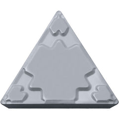 TPMR 321 GP TN60, 1/64″ Corner Radius, 1/8″ Thick, 3/8″ Inscribed Circle, TiCN/NbC, Triangle, Turning Indexable Insert - Exact Tooling