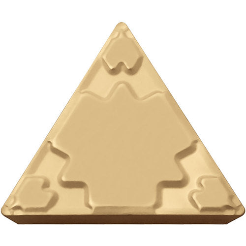 TPMR 321 GP PV720, 1/64″ Corner Radius, 1/8″ Thick, 3/8″ Inscribed Circle, TiCN (MEGACOAT NANO), Triangle, Turning Indexable Insert - Exact Tooling