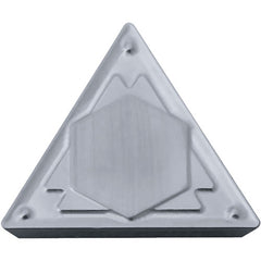 TPMR 222 HQ TN60, 1/32″ Corner Radius, 1/8″ Thick, 1/4″ Inscribed Circle, TiCN/NbC, Triangle, Turning Indexable Insert - Exact Tooling