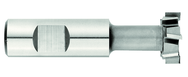 1 x 3/16 x 3/4 Shank - HSS - T-Slot Shank Type Cutter - 8T - TiAlN Coated - Exact Tooling
