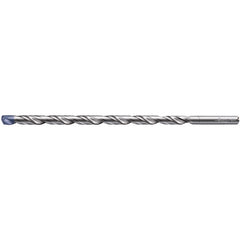 ‎4.5 mm Dia. × 6 mm Shank × 100 mm Flute Length × 140 mm OAL, 140°, 2xD Flute, Coolant Thru, DIN 6535 HA, Round Solid Carbide Drill A6685TFP-4.5 - Exact Tooling