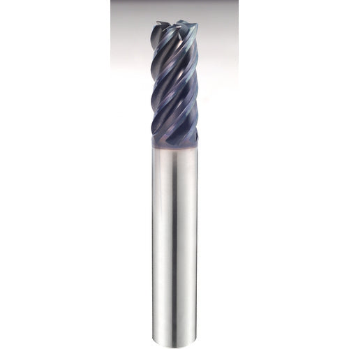 1 1/4″ × 1 1/4″ × 3 1/4″ × 6″ 5 Flute 0.1250″ C/R Carbide End Mill-Plain Shank - Y-Coating - Exact Tooling