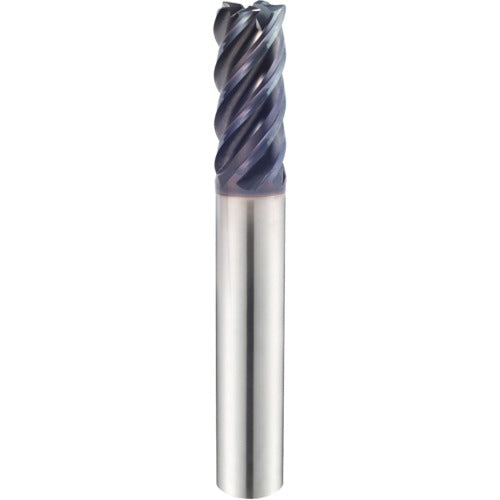 5/8″ × 5/8″ × 3/4″ × 3″ 5 Flute 0.0900'' C/R Carbide End Mill-Plain Shank - Y-Coating