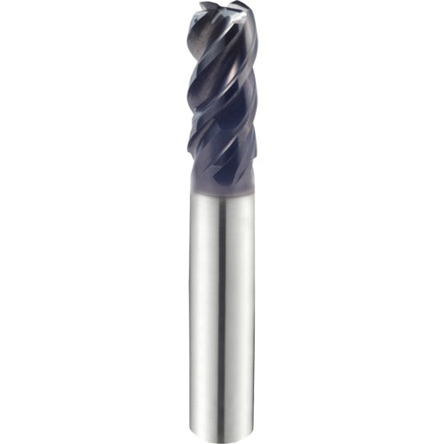 3/8″ × 3/8″ × 7/8″ × 2 1/2″ 4 Flute 0.0300″ C/R Carbide End Mill-Plain Shank - Y-Coating