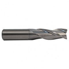 3.5mm TuffCut GP Std. Length 3 FL Center Cutting End Mill ALtima coated - Exact Tooling