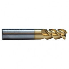 16mm TuffCut SS 3 Fl High Helix Center Cutting End Mill - Exact Tooling