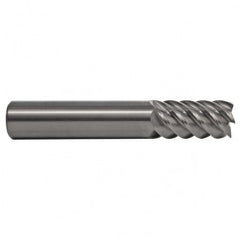 4.5mm TuffCut SS 6 Fl High Helix Non-Center Cutting End Mill - Exact Tooling