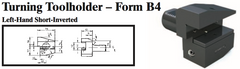 VDI Turning Toolholder - Form B4 (Left-Hand Short-Inverted) - Part #: CNC86 24.8040 - Exact Tooling