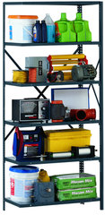 48 x 24 x 85'' (6 Shelves) - Open Style Add-On Shelving Unit - Exact Tooling