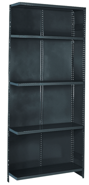 36 x 18 x 85'' (5 Shelves) - Closed Style Add-On Shelving Unit - Exact Tooling